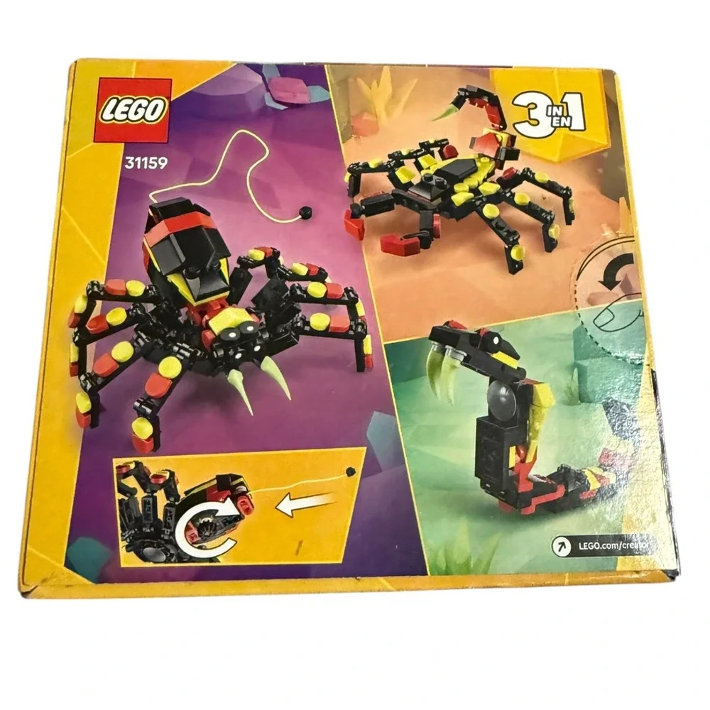 NEW LEGO Creator 3-in-1 Surprising Spider 31159 Building Toy 153 Pcs New Sealed